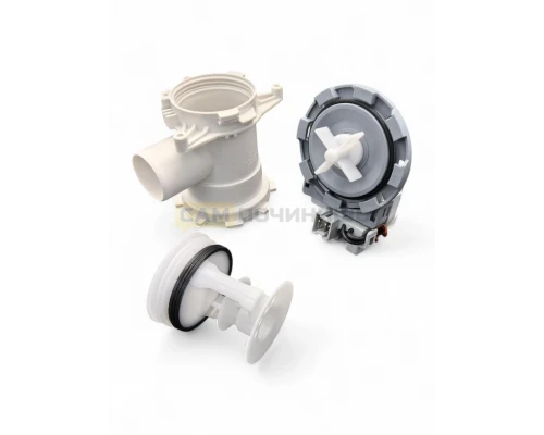 Насос в сборе, помпа для стиральных машин в сборе Beko 2845990100, 2840940300