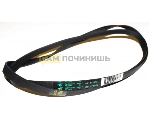 Ремень для сма 1181 H7 Indesit, Ariston, Hotpoint OAC059721, зам. 066521, 72118103, WN718, BLH116UN, BLH115U