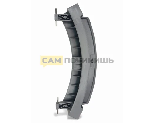 Ручка люка серебристая для стиральных машин Bosch, Siemens DHL008BO, 00659273, 659273