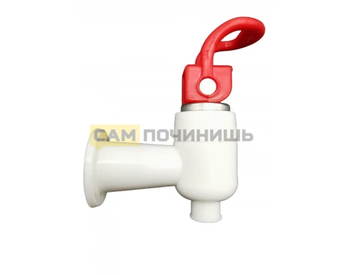 Кран для кулера, цвет: красный универсальный, внутренняя резьба KL004KR