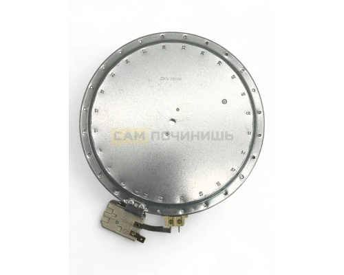 Конфорка для стеклокерамических плит, 1800W/220V, внешний диаметр-200мм.COK18200UN, зам. C00390174, 481231018889, C00315719, 481231018902, 480121101516