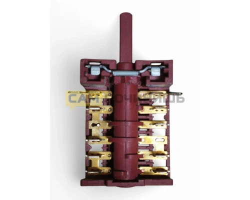 Переключатель режимов конфорки De Luxe 8709 7 позиций EP185