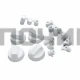Ручки для плиты/духовки универсальные, белые, 4шт, WL1032, 43CU007