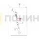 Уплотнитель штуцера O-RING 2037 для кофемашины DeLonghi ETAM / EN / ECAMa, 5313220031