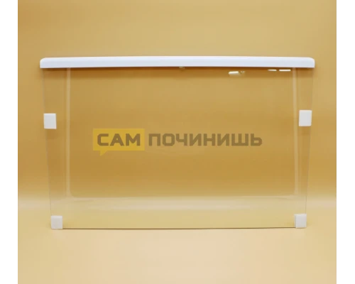 Стеклополка для холодильника Атлант с 1 штапиком (520*340мм) 371320307100 зам. 371320307200, 401320307100, 301110306200