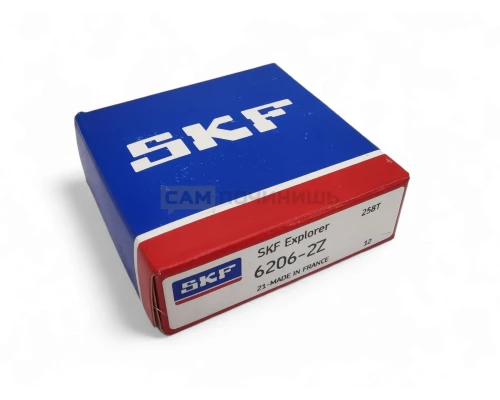 Подшипник для стиральных машин 6206 2Z SKF (Син.уп). T6206ZZ