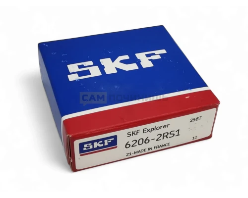 Подшипник для стиральных машин 6206 2RS SKF, Франция T6206RS
