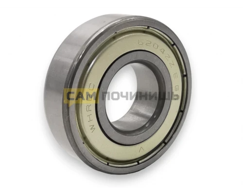 Подшипник 6204 ZZ WHRBC, C00002591, C90000008, 49028765, 481281729413, 481252028137 (Whirlpool)