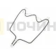 Тэн духовки 1150W (нижний) Whirlpool, Bauknecht, Ariston, Indesit 481010551720 C00319574