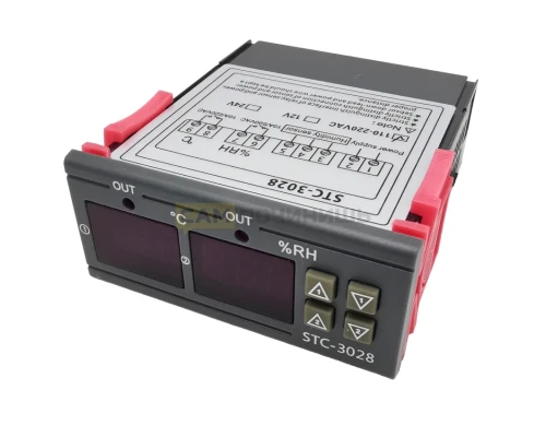 T5386 Терморегулятор STC-3028 Термостат, гигростат программируемый 220В