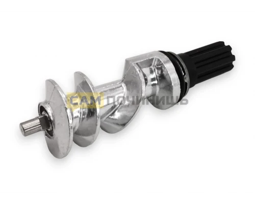 Шнек мясорубки BRAUN BR4195614, BR003 + втулка 7002718 + сальник (67002715, 7002715)