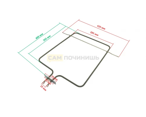 COK800UN ТЭН духовки верхний 800W