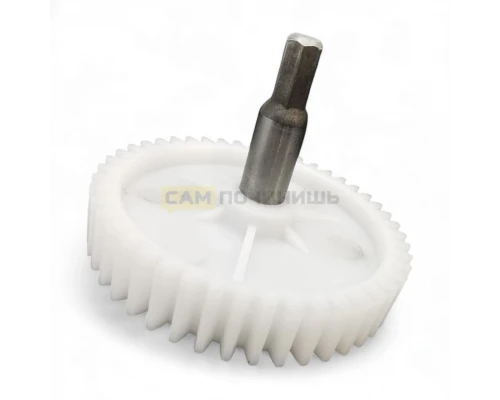 Шестерня ведущая для мясорубки Panasonic, Polaris, Redmond и др. T80251 D82, L72, Z46 Прямой