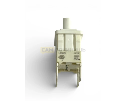 Кнопка сетевая для стиральных машин (без индикации) Beko 2808540400, зам. 2808540400, 2808540500