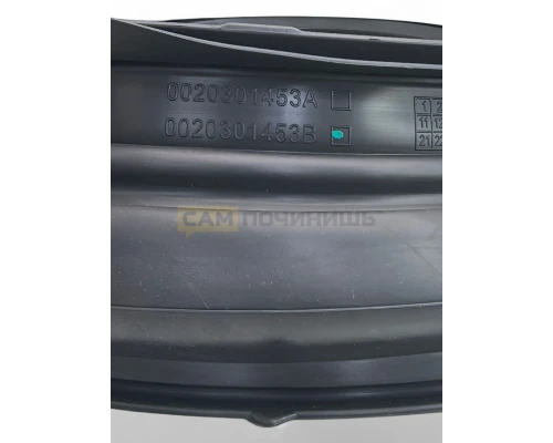 Манжета люка для стиральной машины HAIER (два отвода), 0020301453B