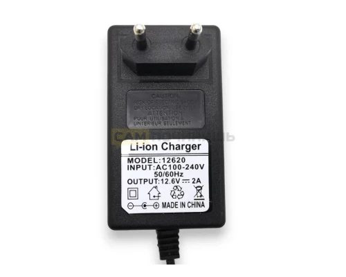 T5461 Адаптер питания AC-DC Adapter 12.6v 2A 5.5x2.1mm 18650 (150шт/к)