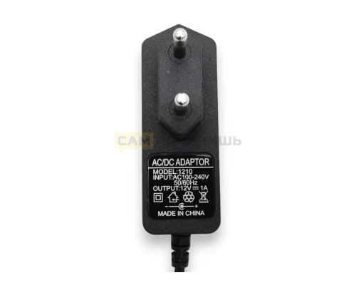 T5463 Адаптер питания AC-DC 12V 1A 3,5x1,35mm 0,9m Маруся Нео (кор.250шт)
