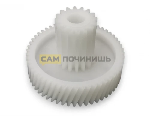 Шестерня для мясорубки с втулкой D45/17 зубья 54/16 косой/прямой T451SH