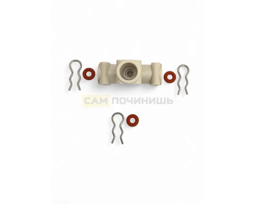 21201062 Тройник Т-образный для подключения тефлоновых трубок кофемашины Bosch, Franke, Jura, Melitta, Miele, Nivona, Rotel, Siemens, 00618990