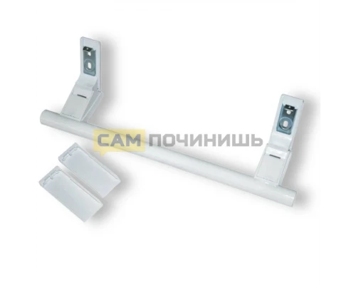 743067000 Ручка LIEBHERR + 2 заглушки, длина 310 мм, белая, зам. 7430670, DHF002LB (100шт/к)