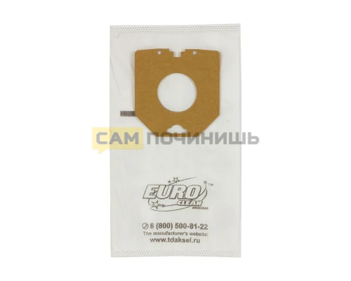 Мешки Euroclean синтетические для пылесоса, 4 шт,E-19/4