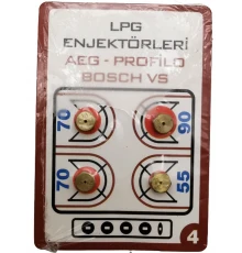 0015892 Форсунки (Жиклер) (4шт) для газовой плиты LPG Bosch Siemens