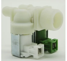 Клапан для стиральной машины - 2Wx180 (клеммы вместе, D-11/13mm, под фишки ELUX.). VAL021ZN, 1468766397