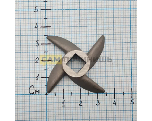 Нож для отечественных (Российских) мясорубок MRZ004, N001un, 647589, MM0109W