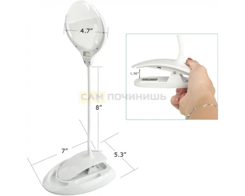 T5283 OT-INL51(9006) лупа настольная !! Model 3132