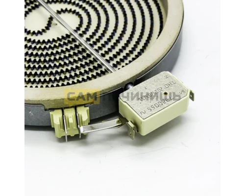 Конфорка для стеклокерамических плит, 1700-1800w, D-200мм. C00390174, зам. 481231018889, C00315719, 481231018902, 480121101516