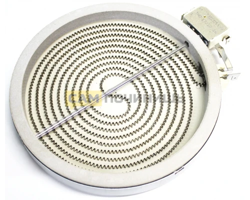 Конфорка для стеклокерамических плит, 1700-1800w, D-200мм. C00390174, зам. 481231018889, C00315719, 481231018902, 480121101516