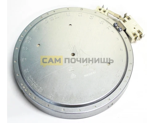 Конфорка для стеклокерамических плит, 1700-1800w, D-200мм. C00390174, зам. 481231018889, C00315719, 481231018902, 480121101516