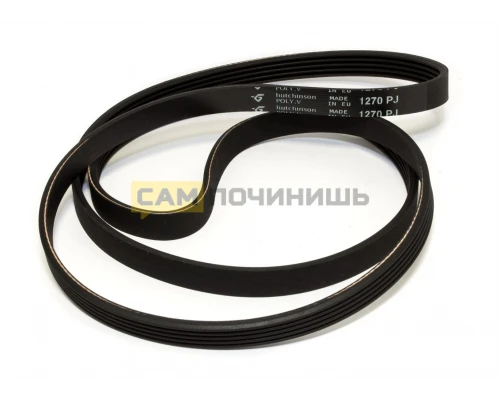 Ремень для стиральной машины 1270 J5 Samsung (Самсунг) OAC194425, зам. 027206, 481281728272, BLJ487UN, WN554
